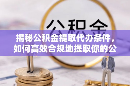清城揭秘公积金提取代办条件，如何高效合规地提取你的公积金