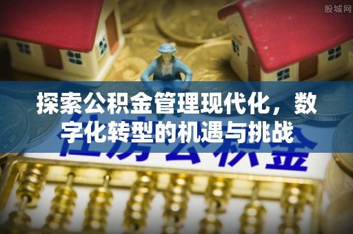 清城探索公积金管理现代化，数字化转型的机遇与挑战
