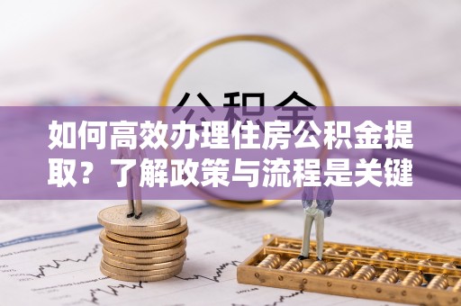 清城如何高效办理住房公积金提取？了解政策与流程是关键