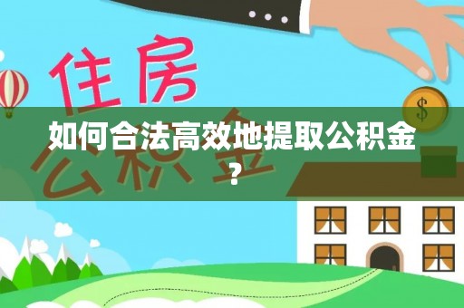 清城如何合法高效地提取公积金？