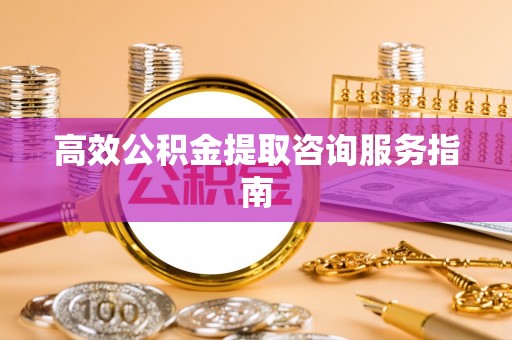 清城高效公积金提取咨询服务指南